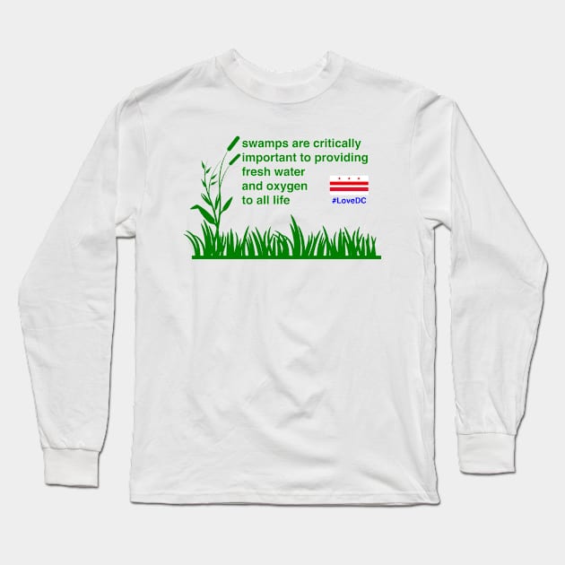 Swamps are Important Long Sleeve T-Shirt by danlesh